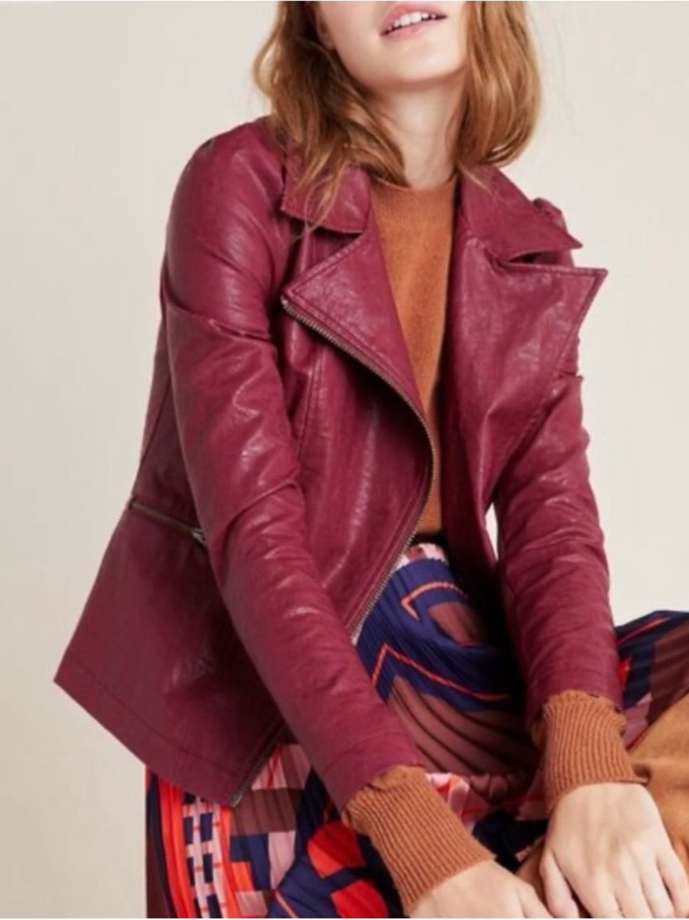 Anthropologie Petula faux leather jacket— size S - Picture 2 of 6
